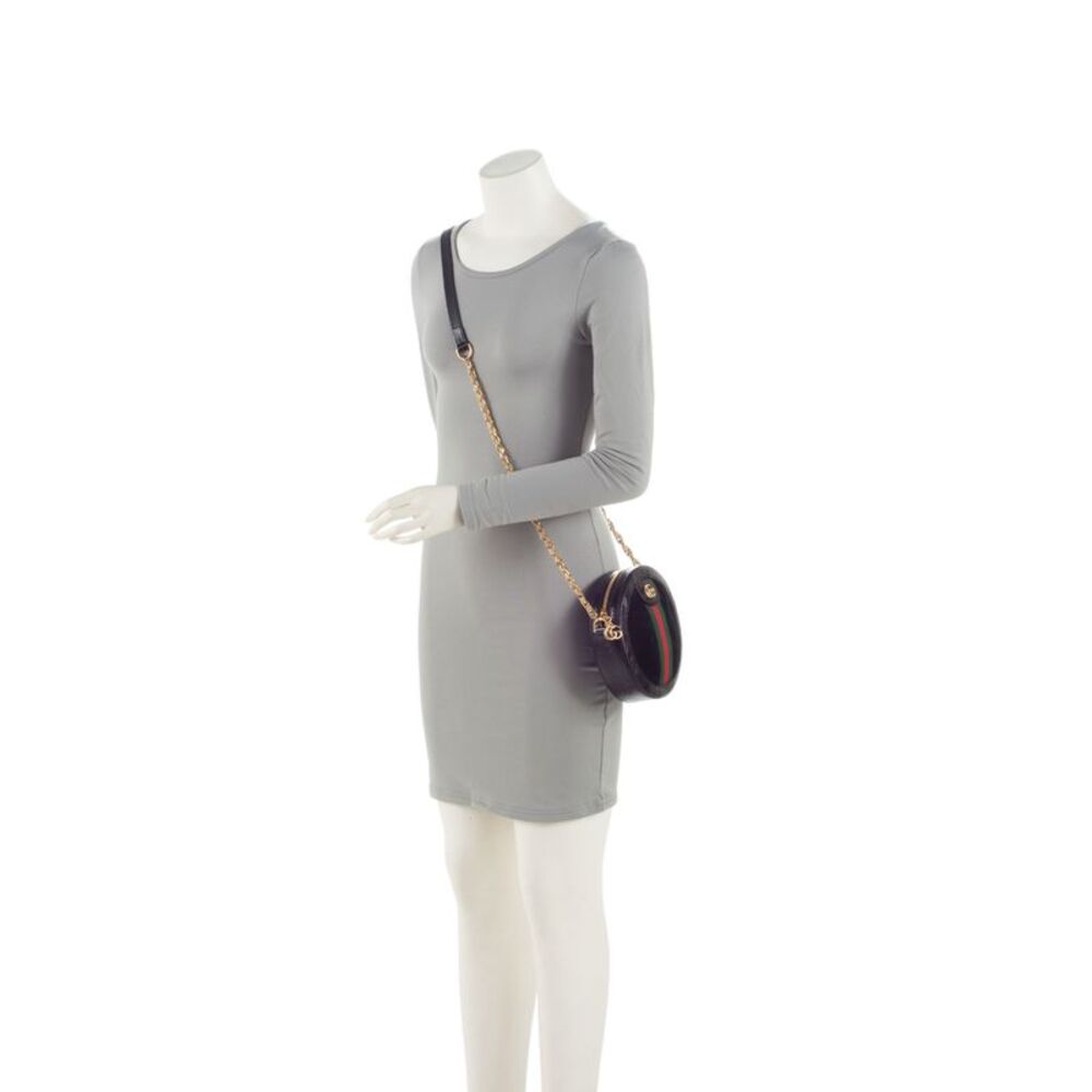 Gucci Suede Ophidia Round Mini Shoulder Bag - Picture 5 of 15